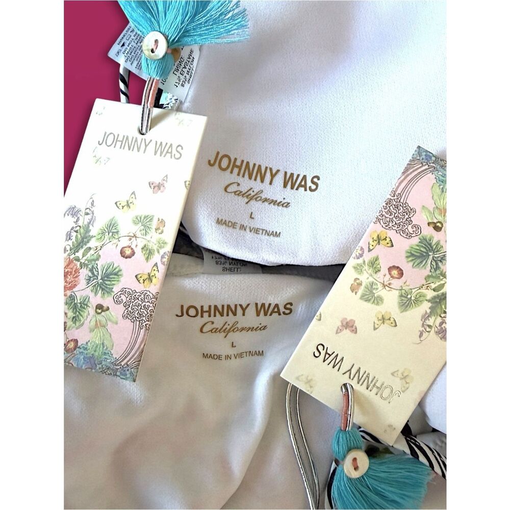Johnny Was Spring String Bikini Top & Spring String Bikini Bottoms Set - Picture 11 of 16